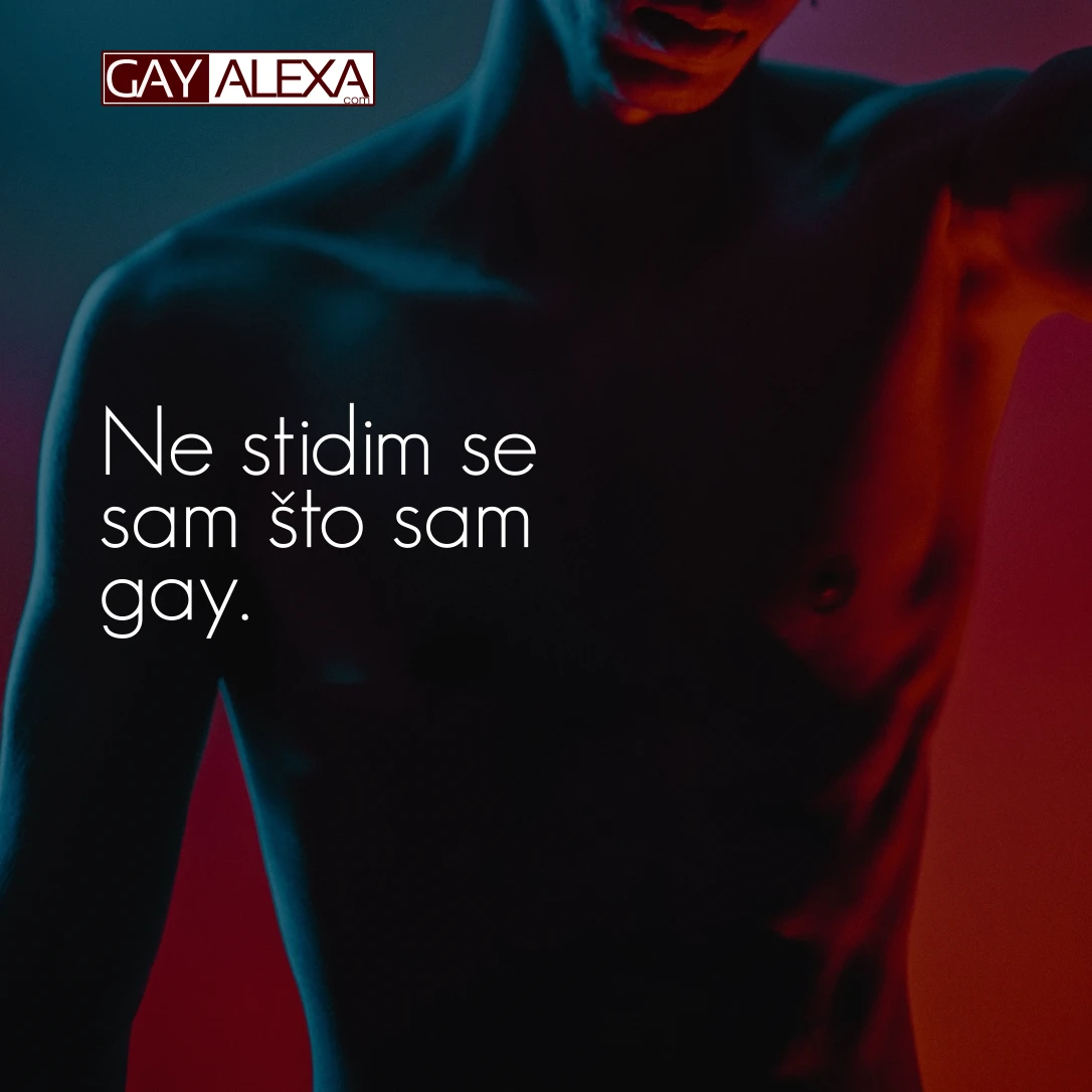 Ne stidim se što sam gay