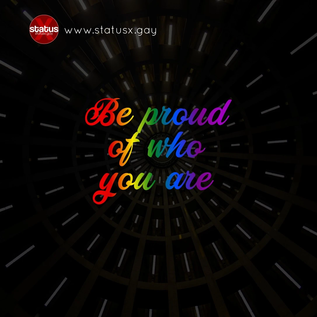 Be proud of who you are